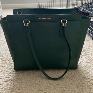 Michael Kors Hunter Green purse